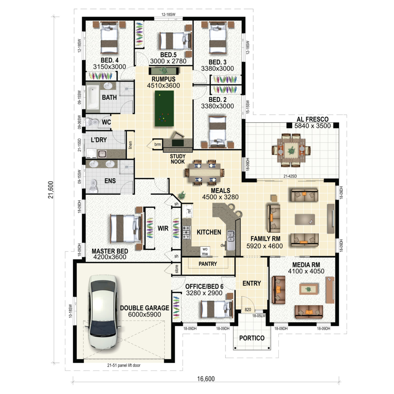 Redwood Floor Plan New Home Design