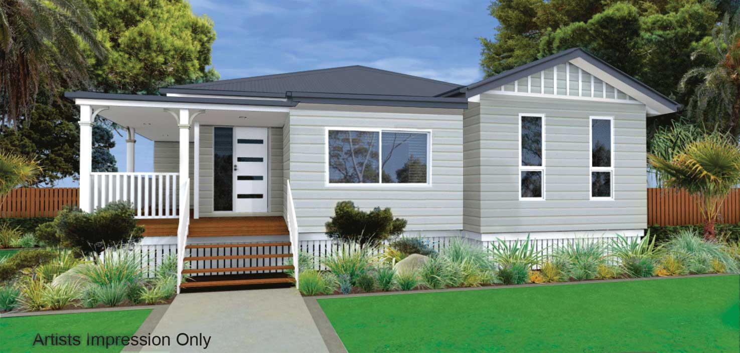 Windsor 193 Weatherboard on Stumps Home Design Facade